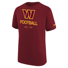 Washington Commanders Youth Sideline Legend Performance T-Shirt - Burgundy - Nike