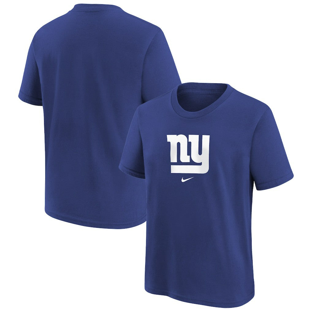 New York Giants Preschool Team Wordmark T-Shirt - Royal - Nike