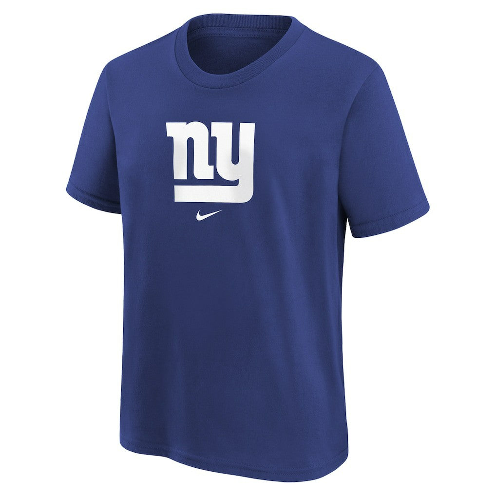 New York Giants Preschool Team Wordmark T-Shirt - Royal - Nike