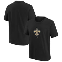 New Orleans Saints Preschool Team Wordmark T-Shirt - Black - Nike