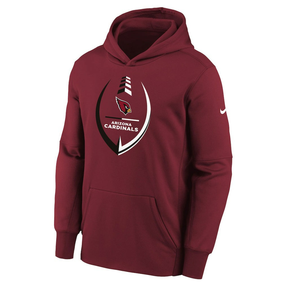 Arizona Cardinals Youth Icon Performance Pullover Hoodie - Cardinal - Nike