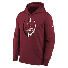 Arizona Cardinals Youth Icon Performance Pullover Hoodie - Cardinal - Nike