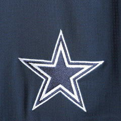 Dallas Cowboys Tamiami Omni-Shade Button-Down Short Sleeve Shirt - Navy - Columbia