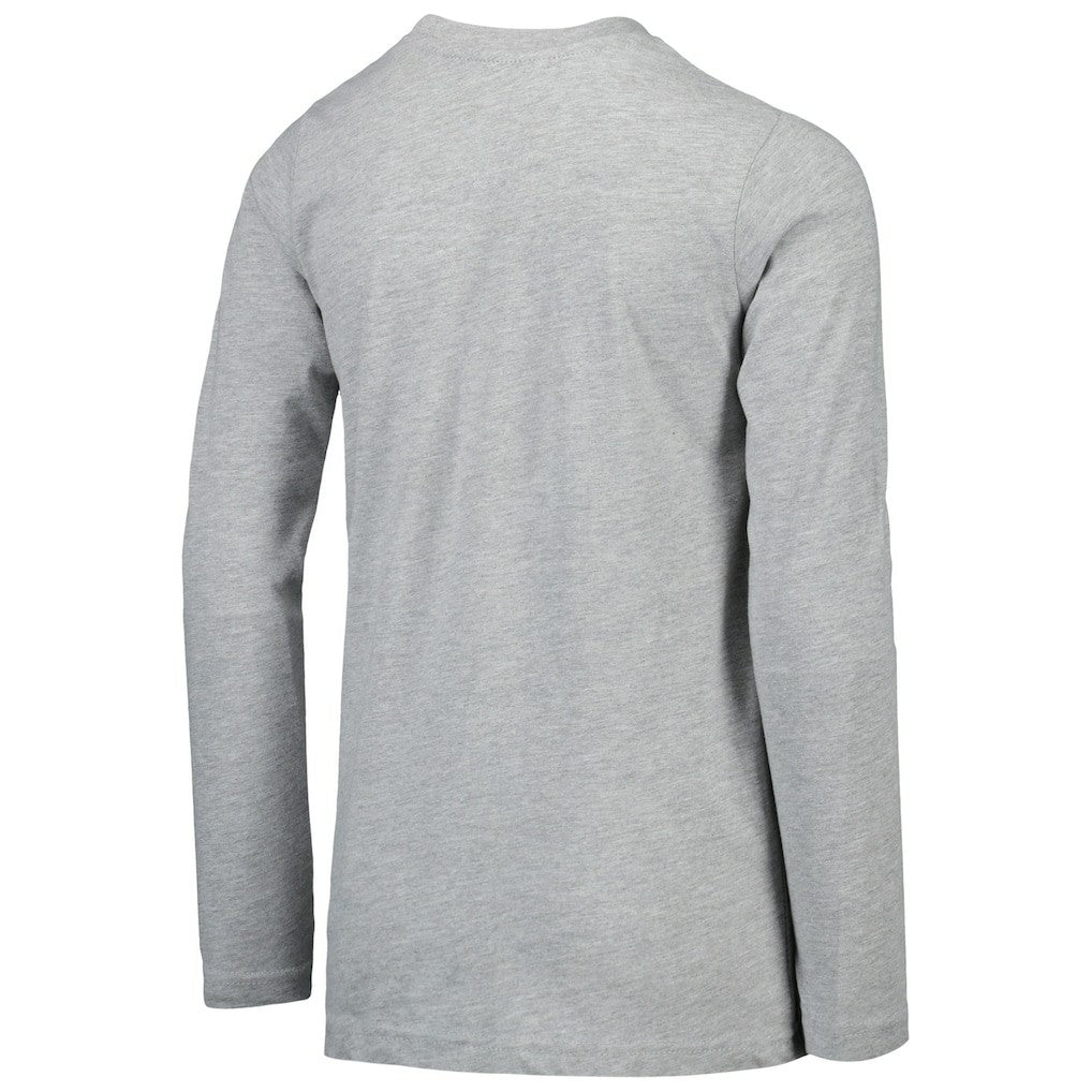 Washington Commanders Youth Head-to-Head Long Sleeve T-Shirt - Heathered Gray - NFL