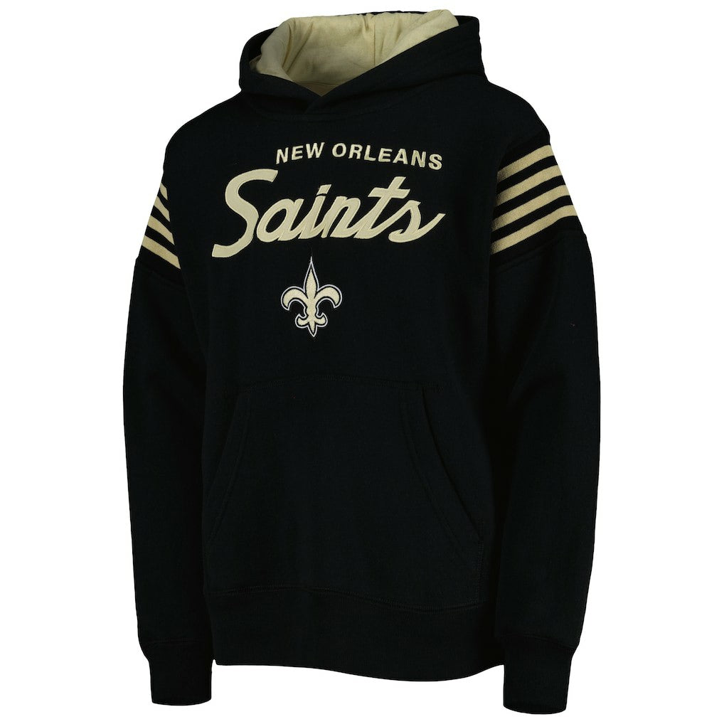 New Orleans Saints Youth The Champ Is Here Pullover Hoodie - Black - NFL