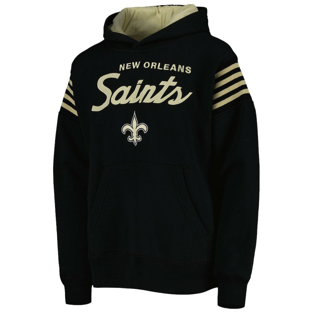 New Orleans Saints Youth The Champ Is Here Pullover Hoodie - Black - NFL