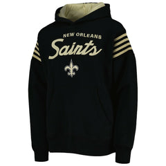New Orleans Saints Youth The Champ Is Here Pullover Hoodie - Black - NFL