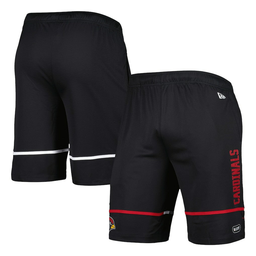 Arizona Cardinals New Era Combine Authentic Rusher Training Shorts - Black - NFL