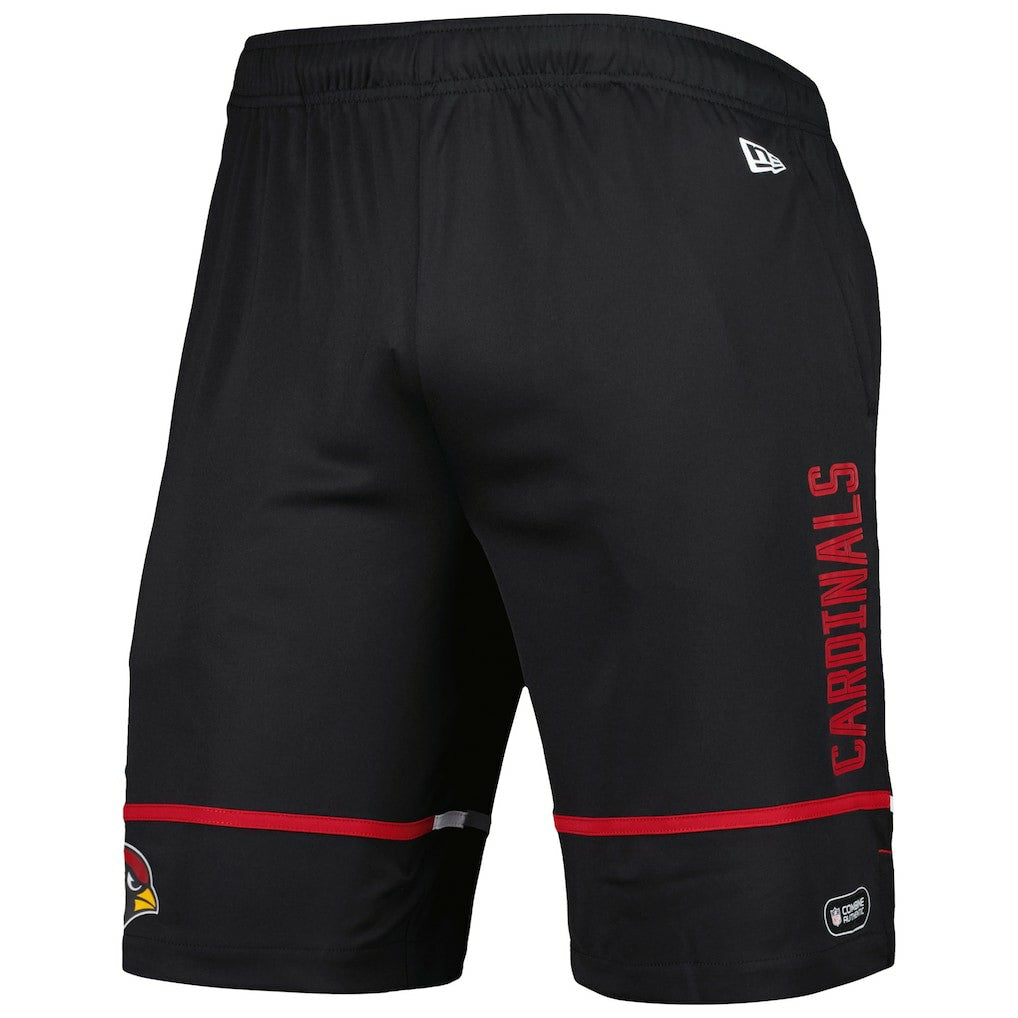 Arizona Cardinals New Era Combine Authentic Rusher Training Shorts - Black - NFL