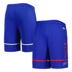 Buffalo Bills New Era Combine Authentic Rusher Training Shorts - Royal - NFL