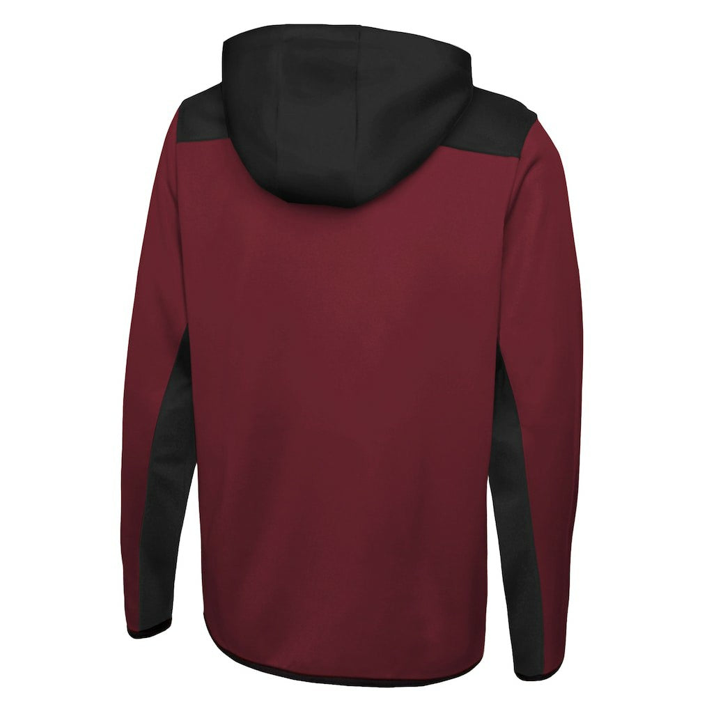 Arizona Cardinals New Era Combine Authentic Hard Hitter Pullover Hoodie - Cardinal - NFL