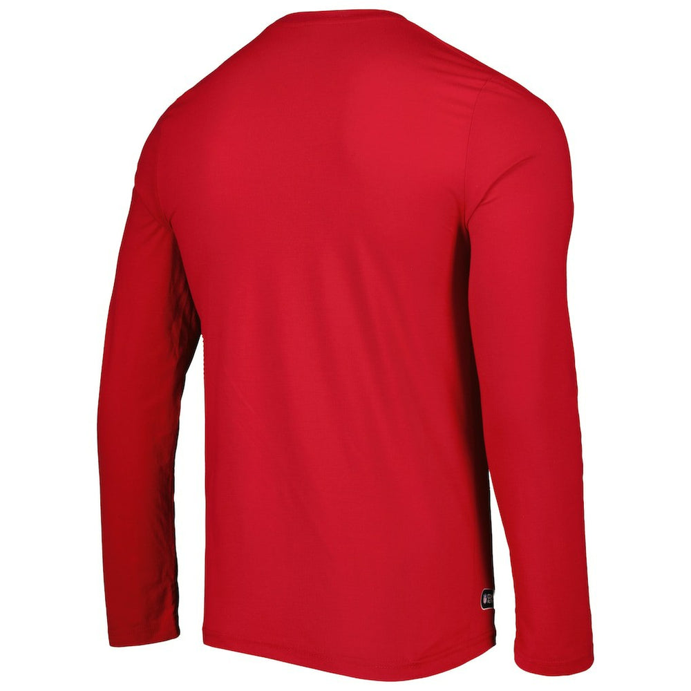Arizona Cardinals New Era Combine Authentic Home Stadium Long Sleeve T-Shirt - Cardinal - NFL