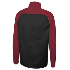 Arizona Cardinals New Era Combine Authentic O-Line Raglan Half-Zip Jacket - Black - NFL