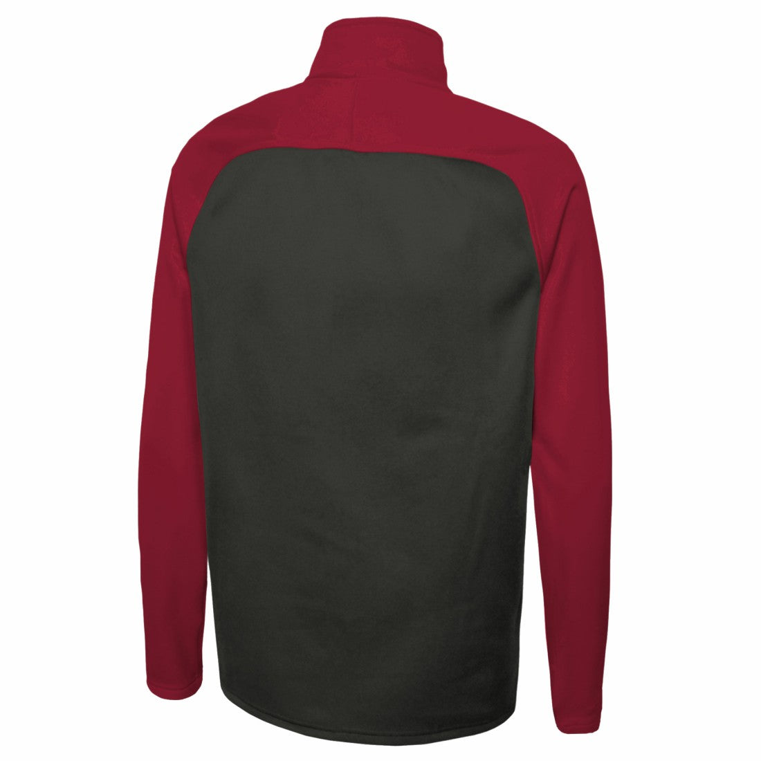 Tampa Bay Buccaneers New Era Combine Authentic O-Line Raglan Half-Zip Jacket - Black - NFL