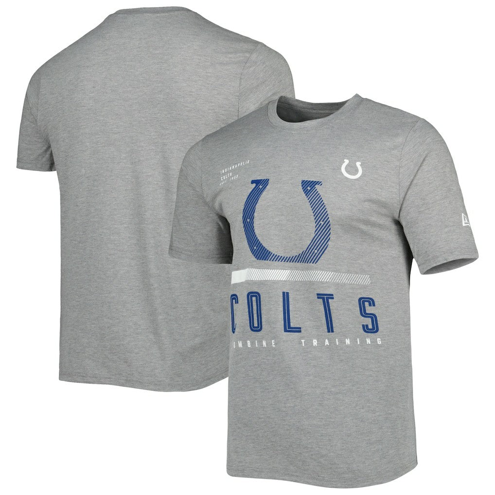 Indianapolis Colts New Era Combine Authentic Red Zone T-Shirt - Heathered Gray - NFL