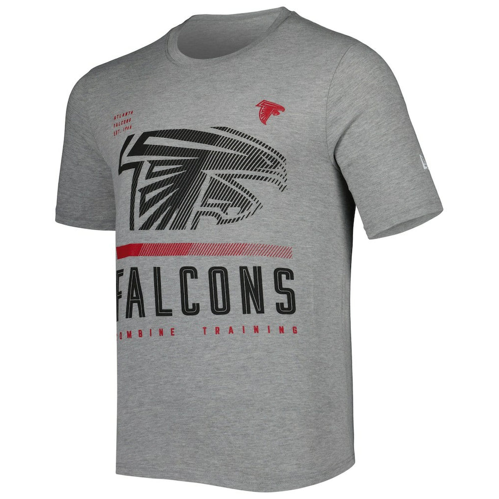 Atlanta Falcons New Era Combine Authentic Red Zone T-Shirt - Heathered Gray - NFL