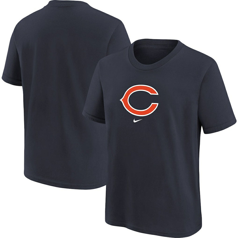 Chicago Bears Youth Logo T-Shirt - Navy - Nike