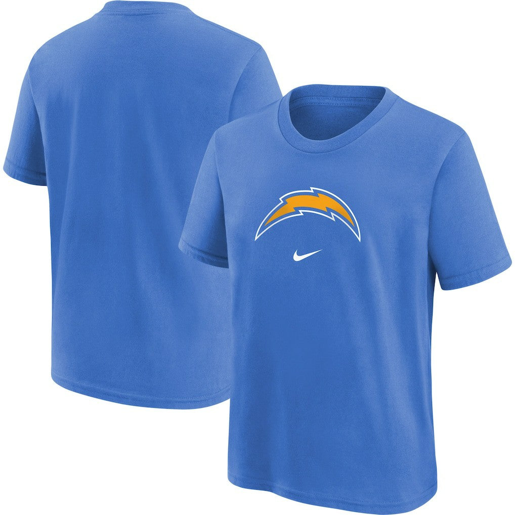 Los Angeles Chargers Youth Logo T-Shirt - Powder Blue - Nike