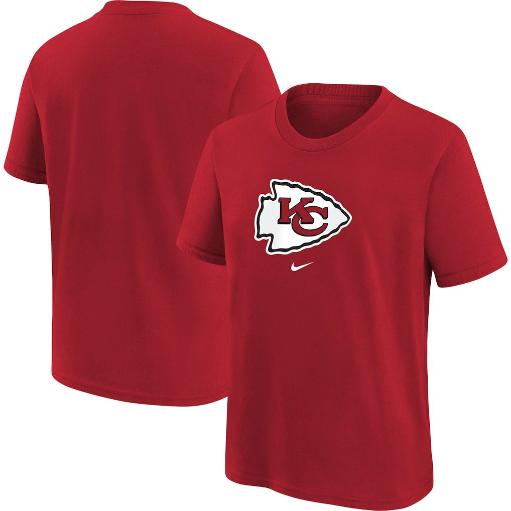 Kansas City Chiefs Youth Logo T-Shirt - Red - Nike