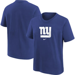New York Giants Youth Logo T-Shirt - Royal - Nike