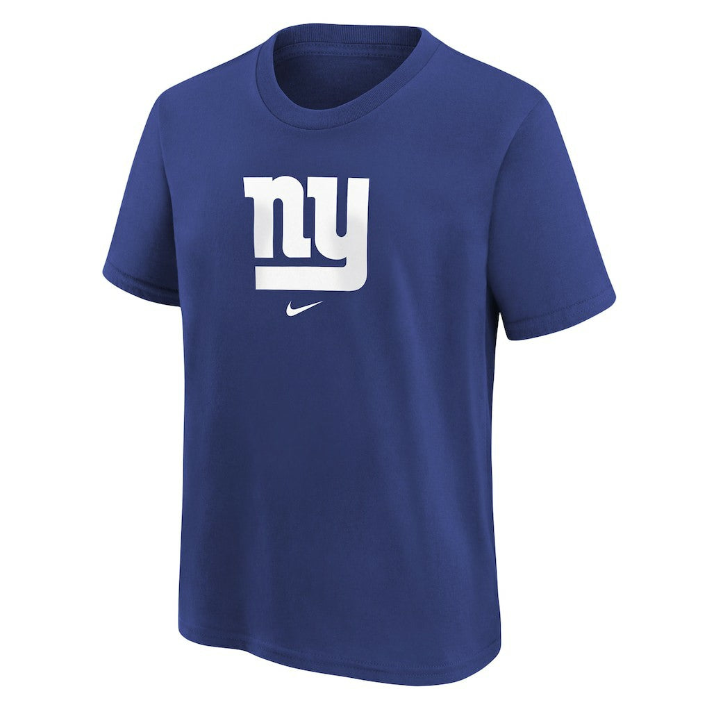 New York Giants Youth Logo T-Shirt - Royal - Nike