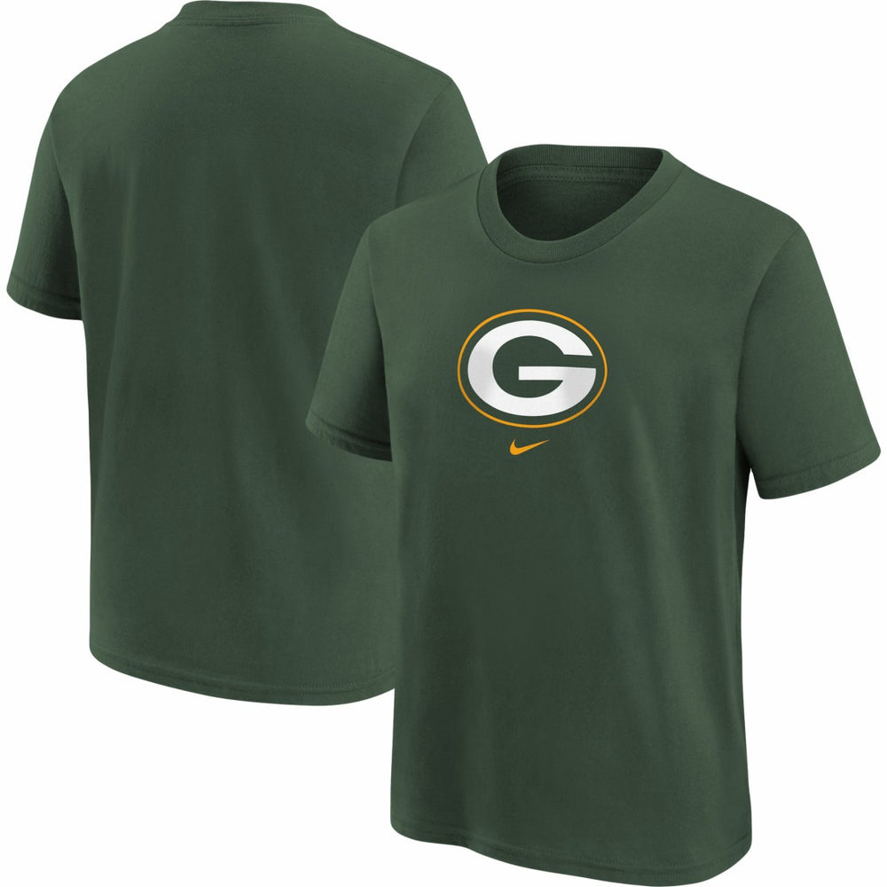 Green Bay Packers Youth Logo T-Shirt - Green - Nike