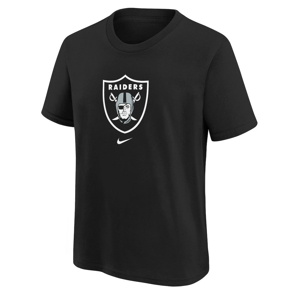 Las Vegas Raiders Youth Logo T-Shirt - Black - Nike