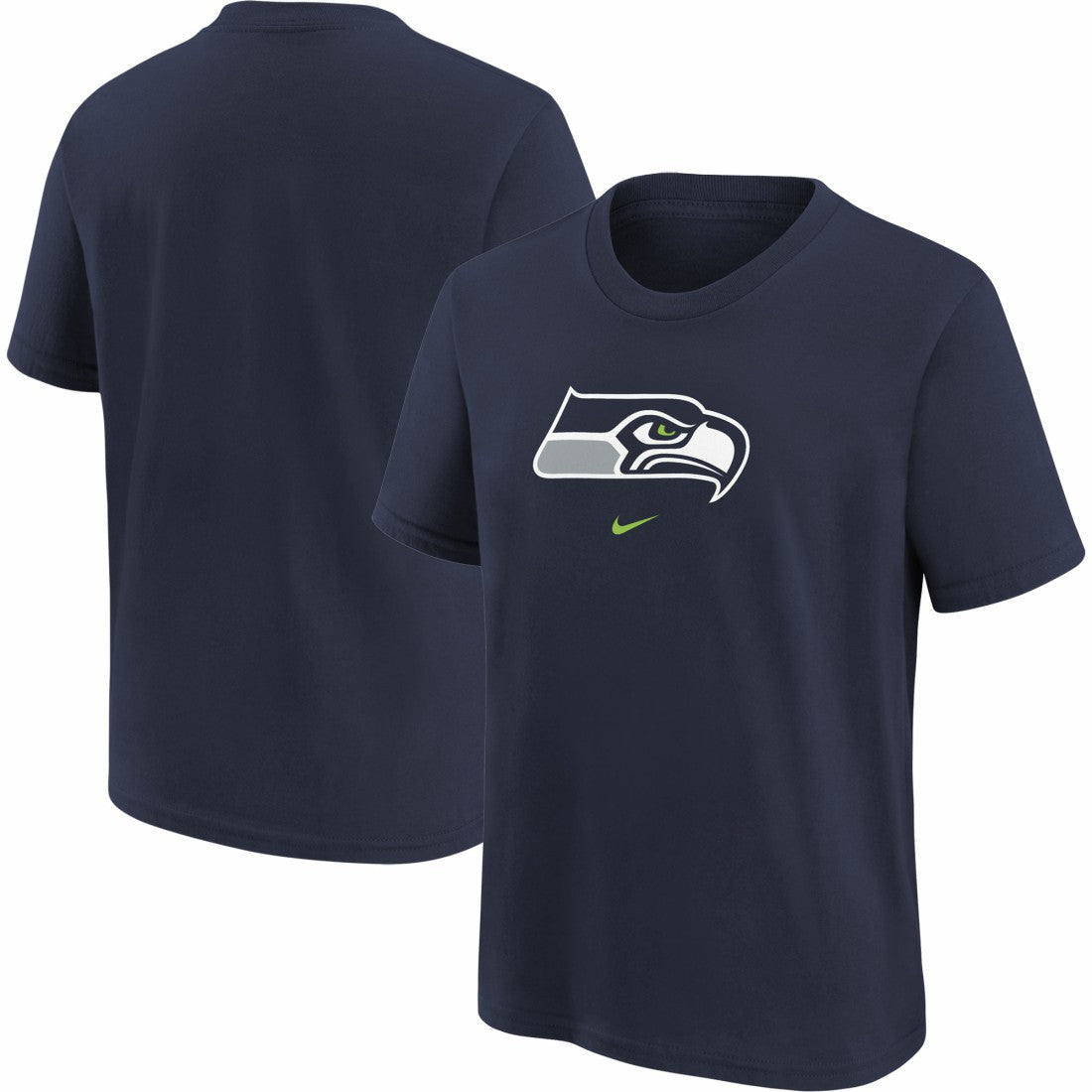 Seattle Seahawks Youth Logo T-Shirt - Navy - Nike