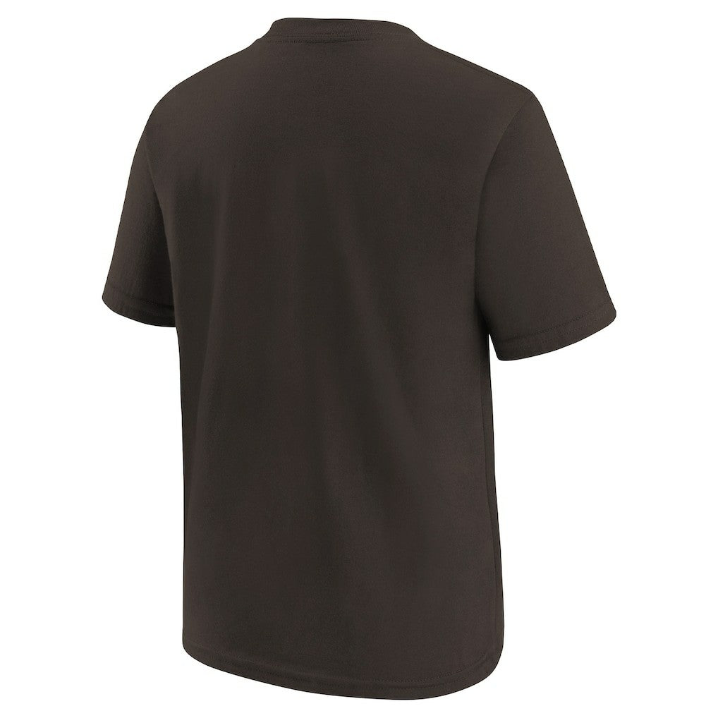 Cleveland Browns Girls Preschool Icon T-Shirt - Brown - Nike