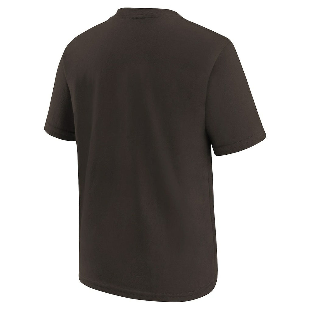 Cleveland Browns Girls Preschool Icon T-Shirt - Brown - Nike
