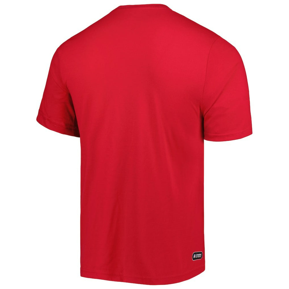 Arizona Cardinals New Era Combine Authentic Ball Logo T-Shirt - Cardinal - NFL