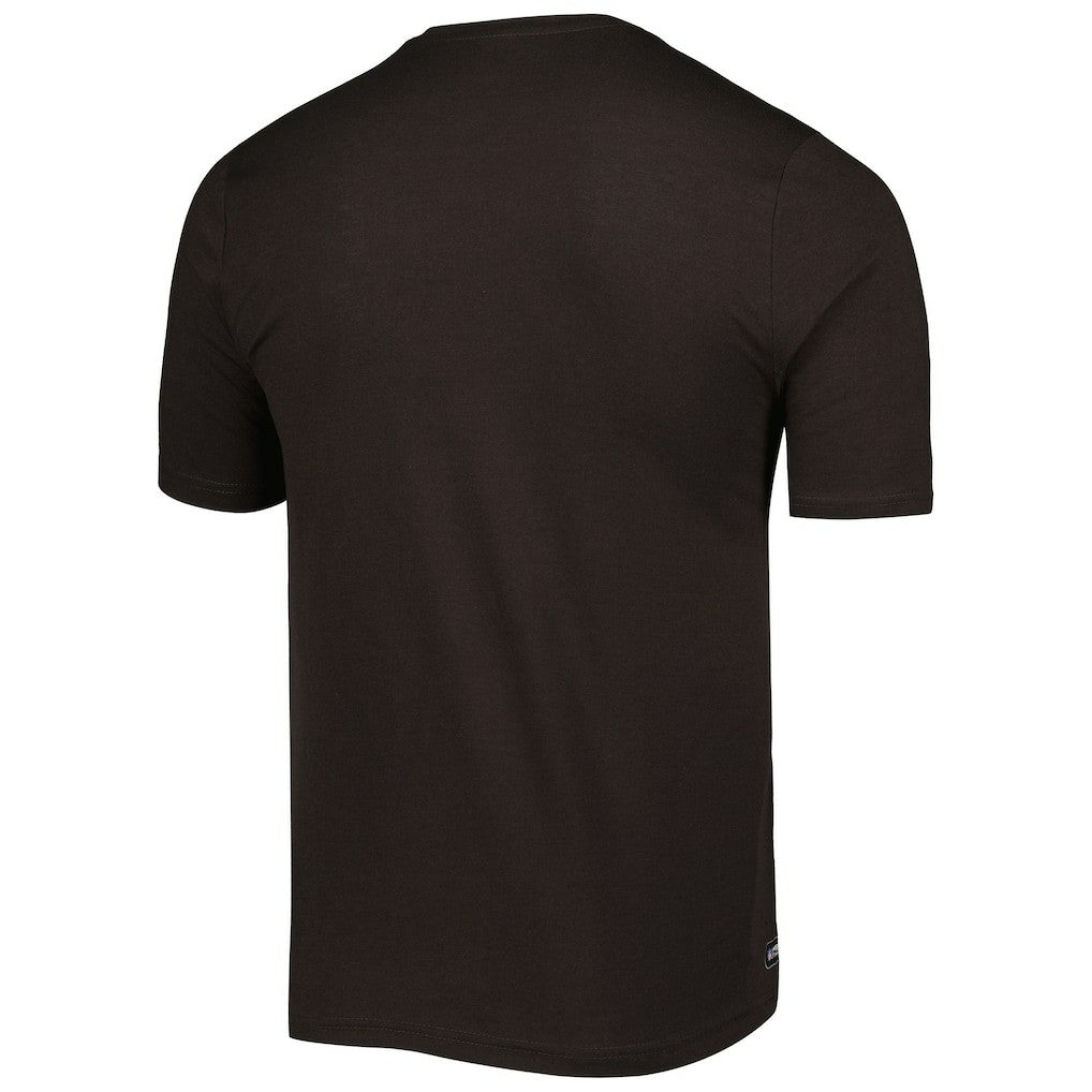 Cleveland Browns New Era Combine Authentic Ball Logo T-Shirt - Brown - NFL