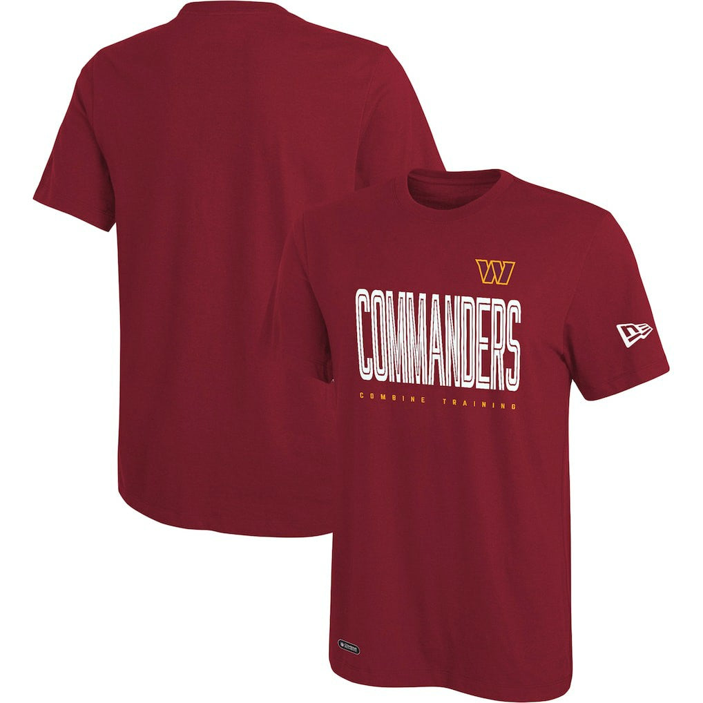 Washington Commanders New Era Combine Authentic Training Huddle Up T-Shirt - Burgundy - NFL