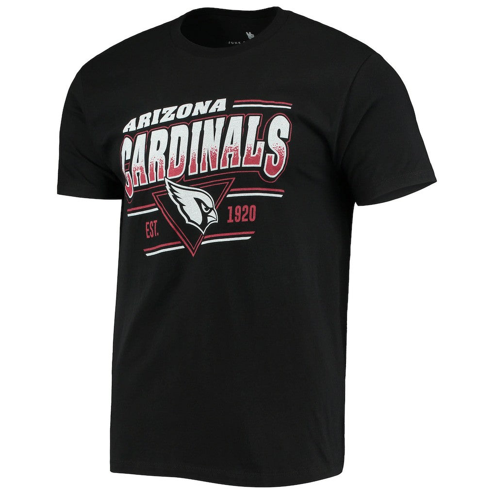 Arizona Cardinals Junk Food Throwback T-Shirt - Black - NFL