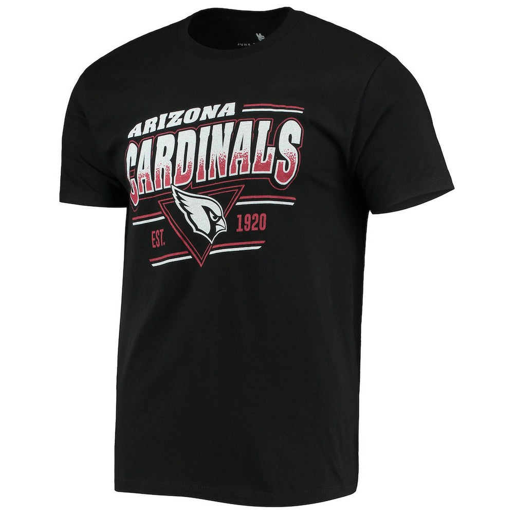 Arizona Cardinals Junk Food Throwback T-Shirt - Black - NFL