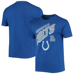 Indianapolis Colts Junk Food Slant T-Shirt - Royal - NFL