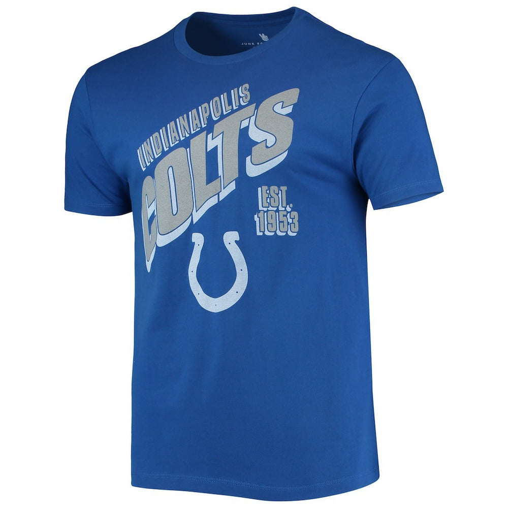 Indianapolis Colts Junk Food Slant T-Shirt - Royal - NFL