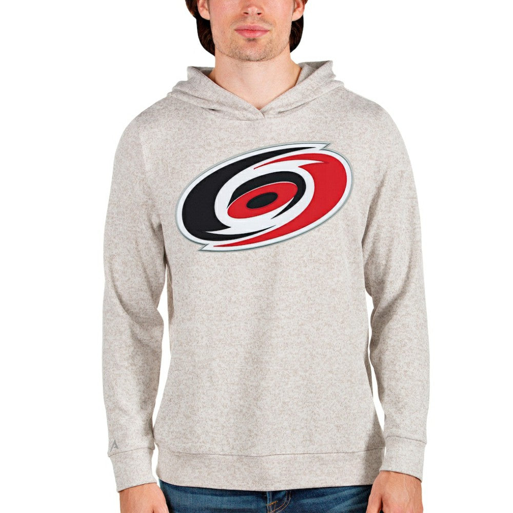 Carolina Hurricanes Antigua Absolute Pullover Hoodie - Oatmeal | NHL Lifestyle