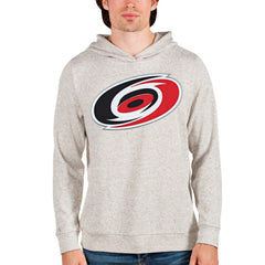 Carolina Hurricanes Antigua Absolute Pullover Hoodie - Oatmeal | NHL Lifestyle