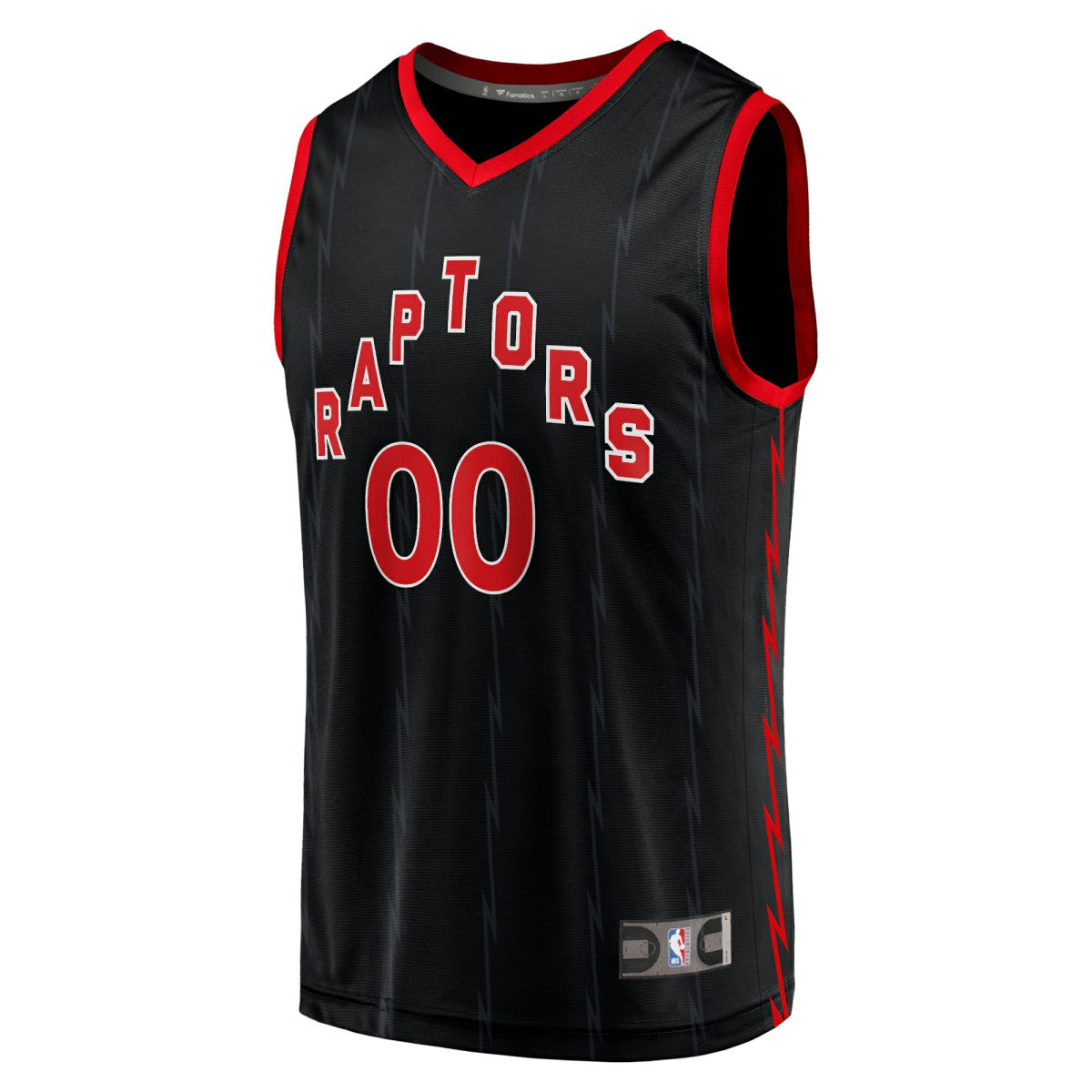Fanatics Toronto Raptors Fast Break Replica Custom Jersey Black Statement Edition