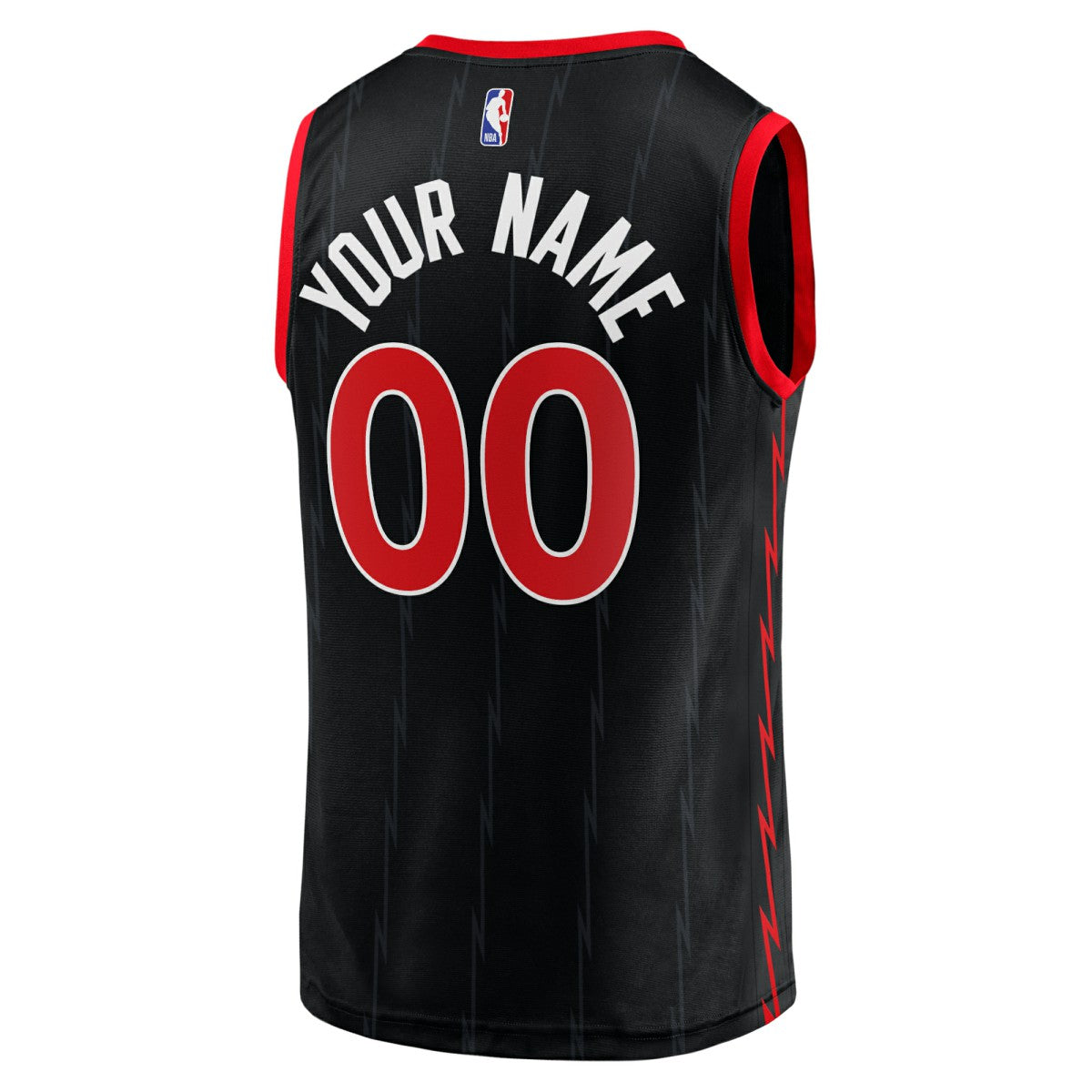 Fanatics Toronto Raptors Fast Break Replica Custom Jersey Black Statement Edition
