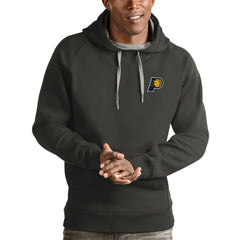 Indiana Pacers Antigua Victory Pullover Hoodie Charcoal