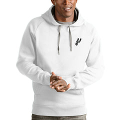San Antonio Spurs Antigua Victory Pullover Hoodie White