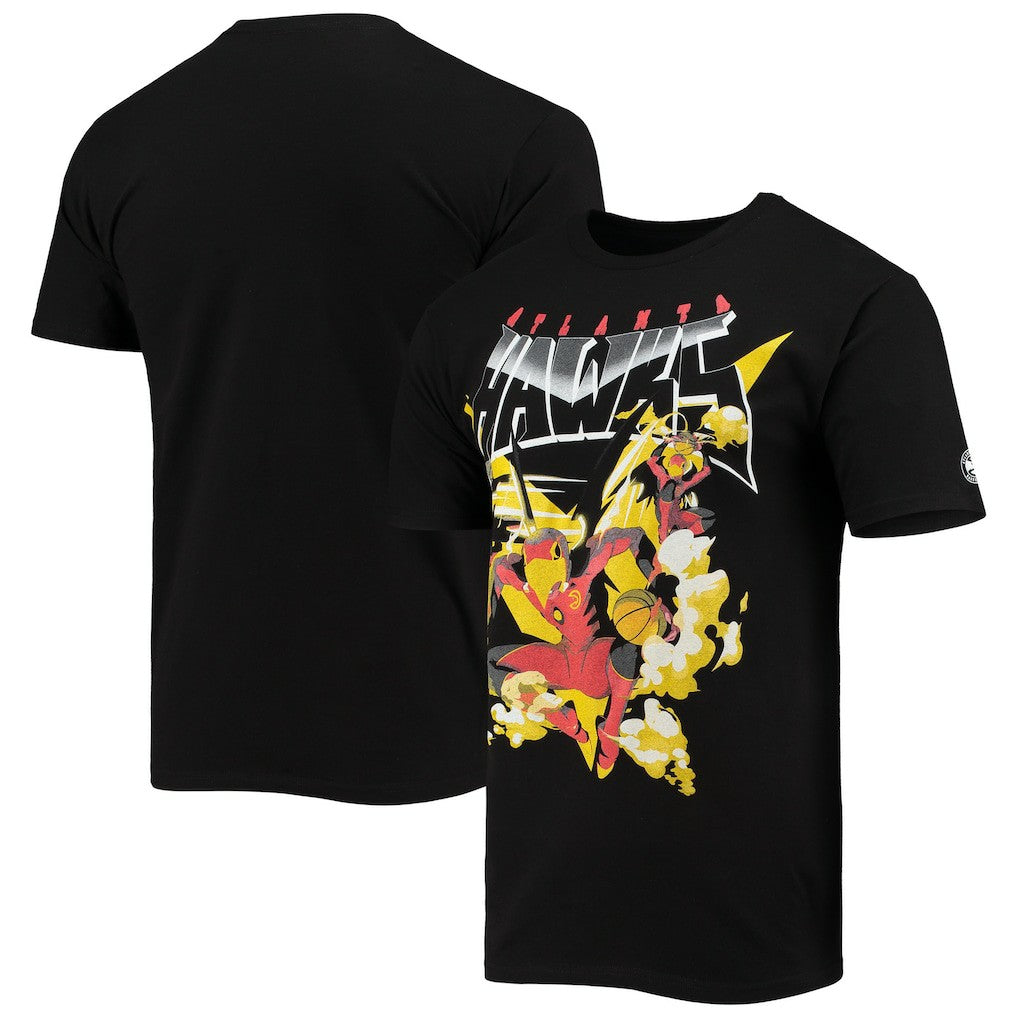 Atlanta Hawks NBA x McFlyy Identify Artist Series T-Shirt Black