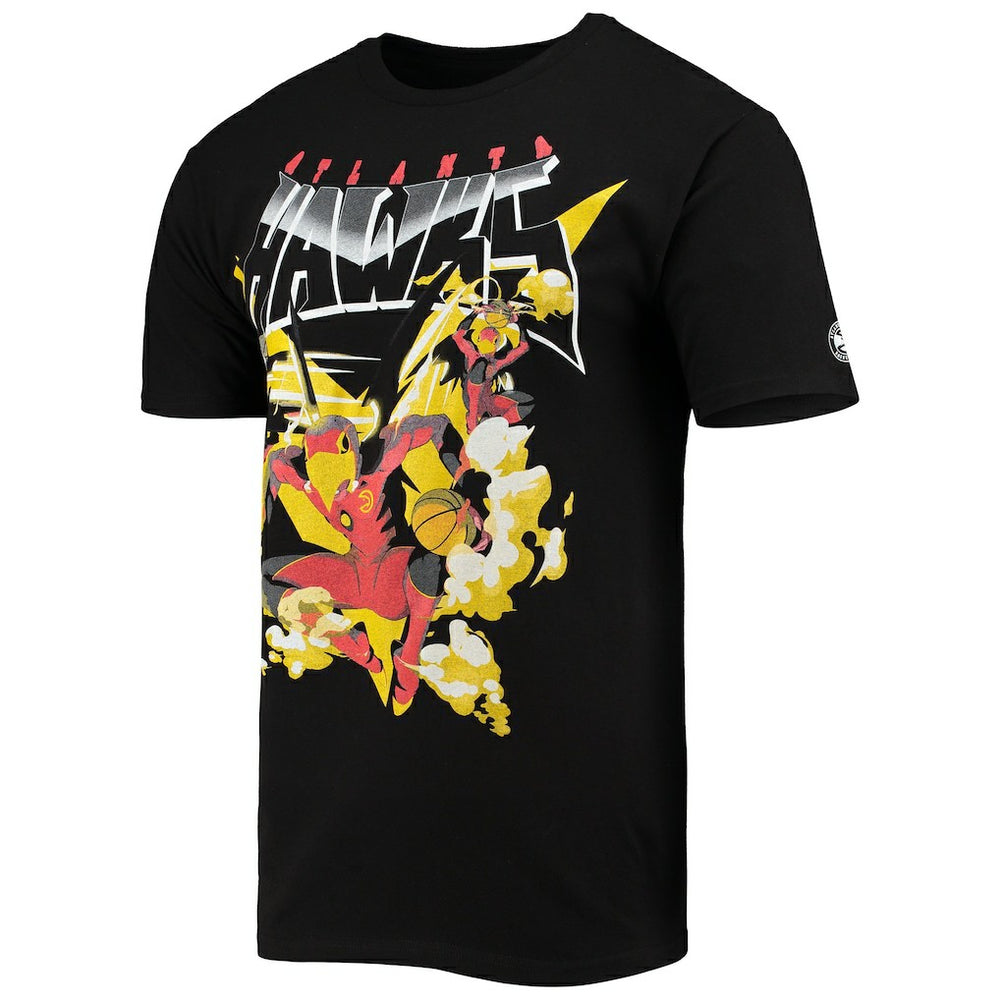 Atlanta Hawks NBA x McFlyy Identify Artist Series T-Shirt Black