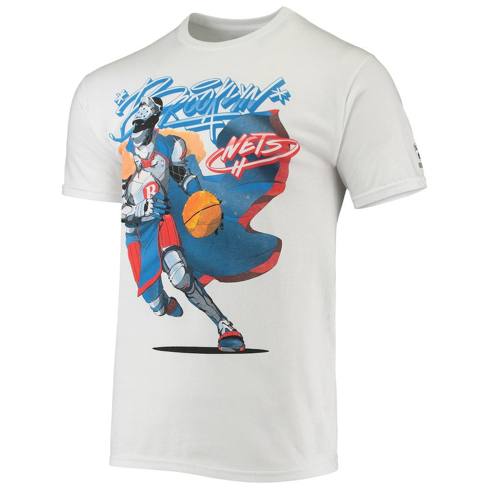 Brooklyn Nets NBA x McFlyy Identify Artist Series T-Shirt White
