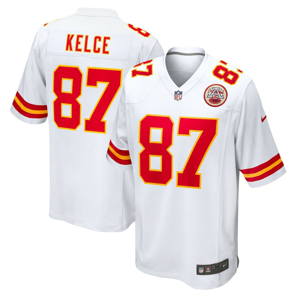 Travis Kelce Kansas City Chiefs Player Game Jersey - White - Nike