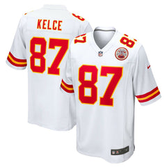 Travis Kelce Kansas City Chiefs Player Game Jersey - White - Nike