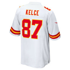 Travis Kelce Kansas City Chiefs Player Game Jersey - White - Nike