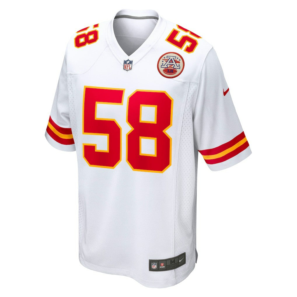 Derrick Thomas Kansas City Chiefs Retired Player Game Jersey - White - Nike